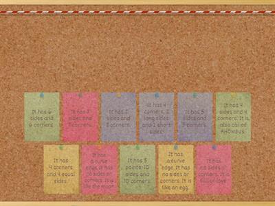 Shapes. Sides and corners.