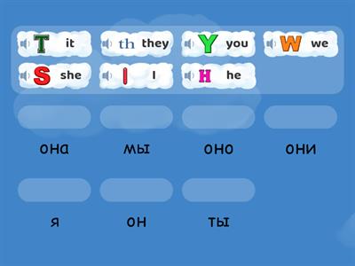 Местоимения