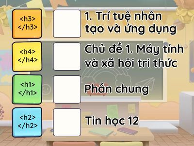 Định dạng tiêu đề