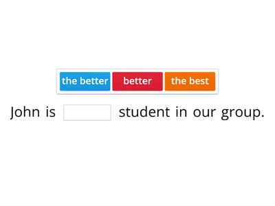 Comparative and Superlative Adjectives