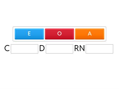 Qual é a vogal faltante?