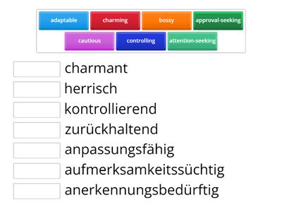 Character traits 1 (En - De)