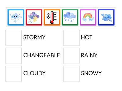 WHAT'S WEATHER LIKE?