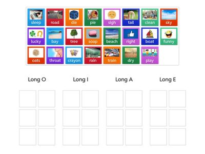 Long vowel sounds