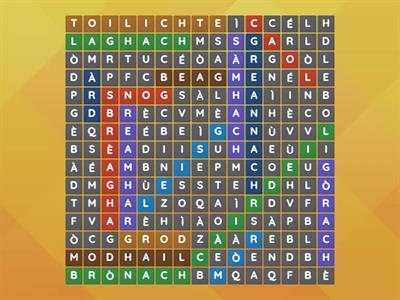 Describing family members wordsearch