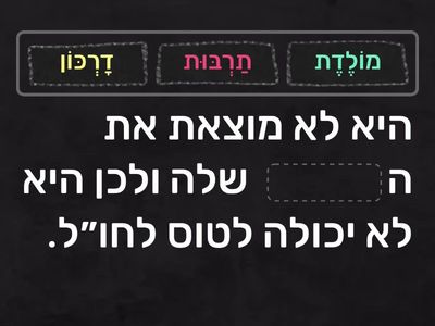 הגירה B2  - אוצר מילים