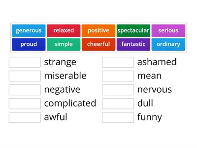 Antonyms