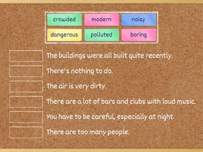 Describing a town or a city