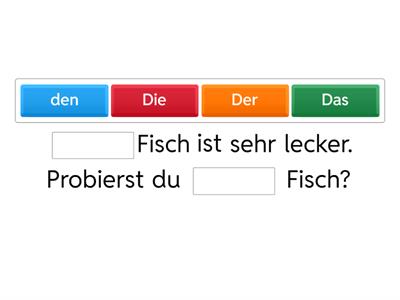 Nominativ vs. Akkusativ