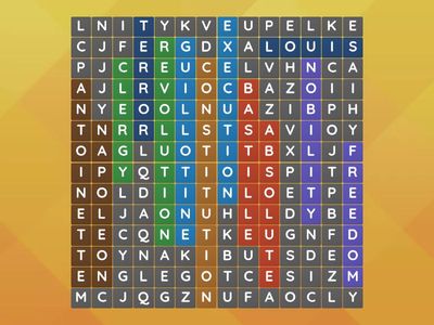 French Revolution Wordsearch