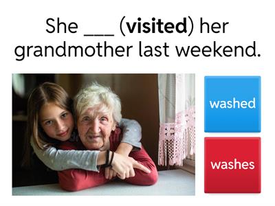 Simple Past Quiz 2 (regular)