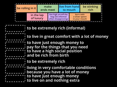 Money idioms (advanced)