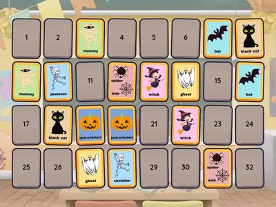 0 - HALLOWEEN - MEMORY GAME