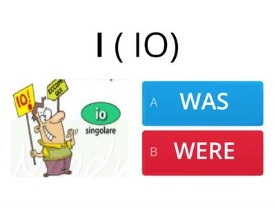 (quiz) INGLESE: COMPLETA I PRONOMI CON WAS O WERE