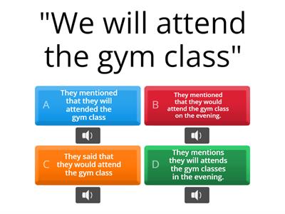 DIRECT SPEECH TO REPORTED SPEECH