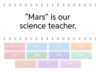 G21-B2 U4 - subject pronouns/ object pronouns