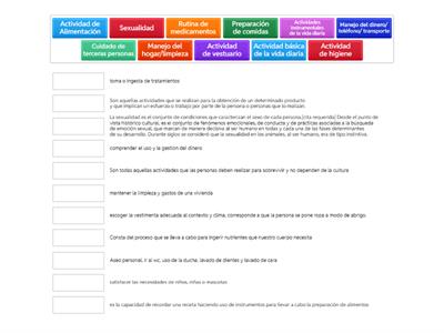 Actividades Básicas e instrumentales de la Vida diaria