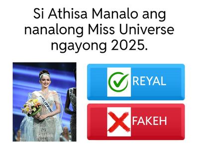 Gawain: REYAL o FAKEH