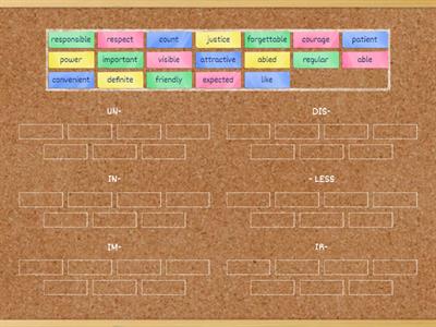 Отрицательные приставки и суффиксы 2022