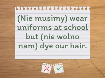 Have to/ don't have to/ must/ can/be allowed to