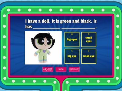 A4 Adjectives + body parts