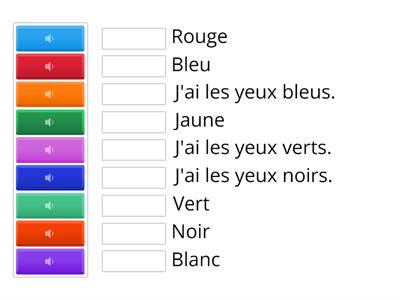 Les couleurs à l'oral - CE1