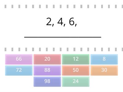BK Skip counting by 2s
