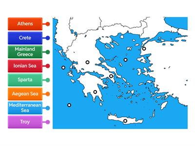 Ancient Greece Map