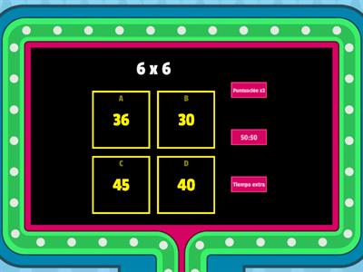 tablas de multiplicar