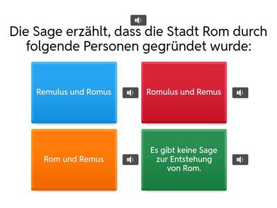 Ich lerne für den Römertest