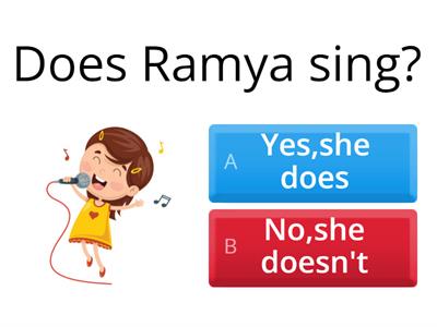 Simple present tense-Yes or No questions-Look at the pictures and choose the correct answer 