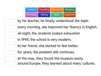 Complete the sentence