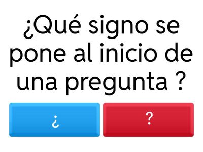 Signos de interrogación
