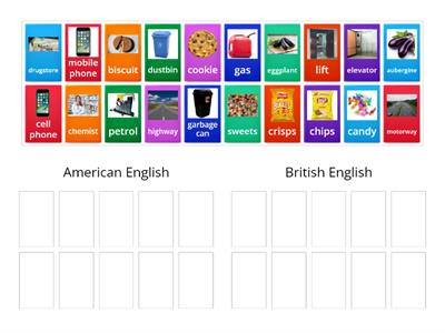 American and British English