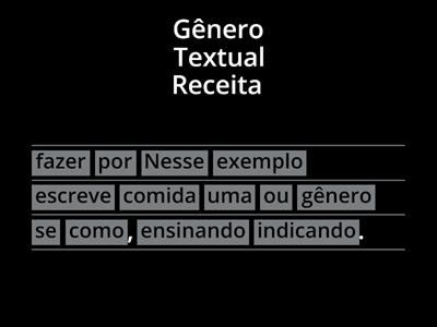 Gêneros Textuais