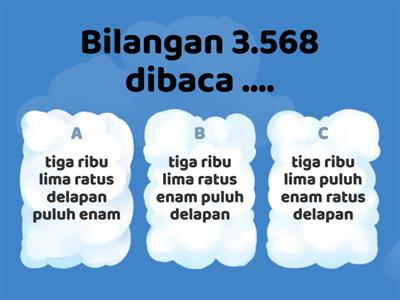 Games Kelas 4 Bilangan Cacah