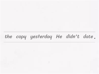 Simple past - Affirmative -  Negative - Questions