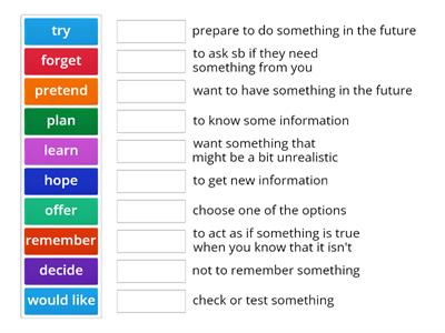 Verbs with infinitive (EF 7A)