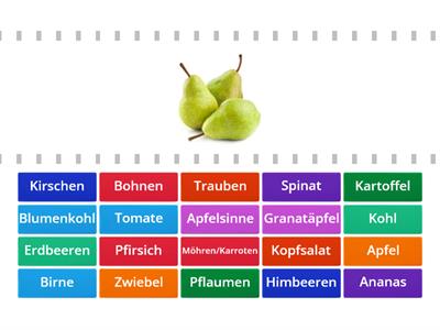 Obst und Gemüse