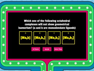 Coordination chemistry