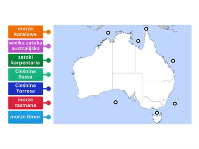 aystralia morza zatoki cieśniny