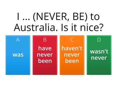 Present Perfect or Past Simple