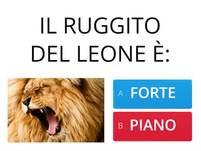 SUONO FORTE O PIANO?