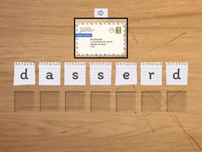 Week 1 spelling bee 4th