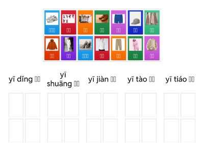 Measure Words for Clothing 
