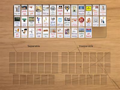 Phrasal verbs: separable or inseparable (A2)