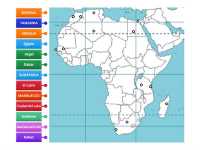 Mapa Político de África