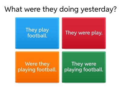 U3 Past continuous questions