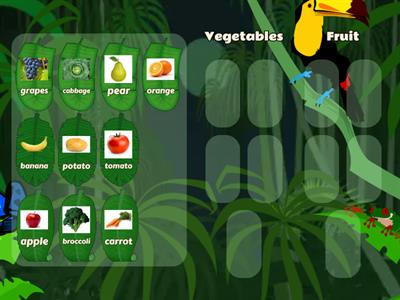 Fruits and vegetables