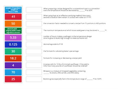 Culinary Arts 1 - Final Exam Review 3